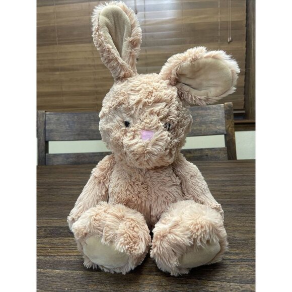 Animal Adventures Bunny Rabbit Plush 2021 18” Foam & Pellets Fluffy - Picture 1 of 10
